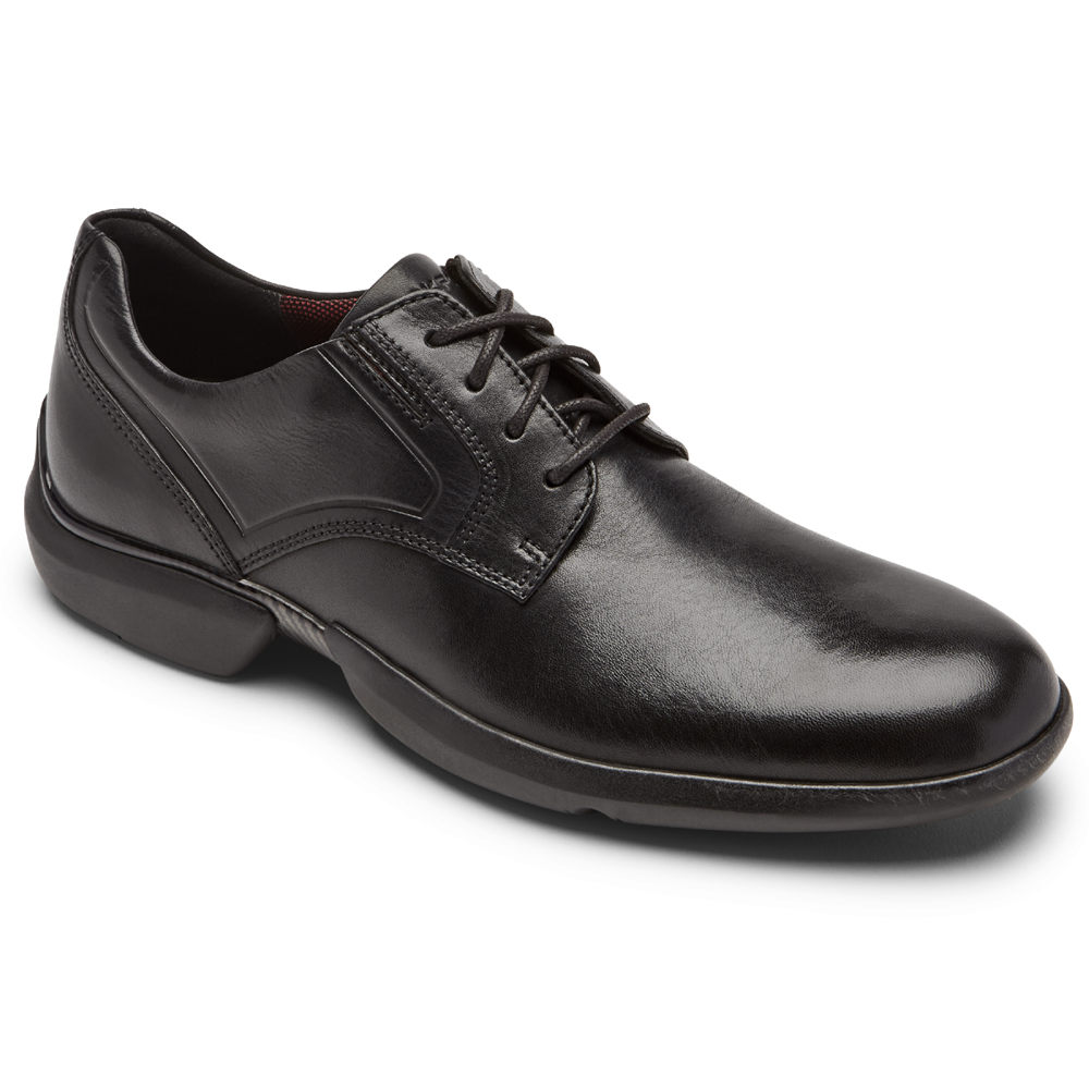 Rockport Oxfords For Mens Black - Total Motion Advance Plain Toe - RD1345709